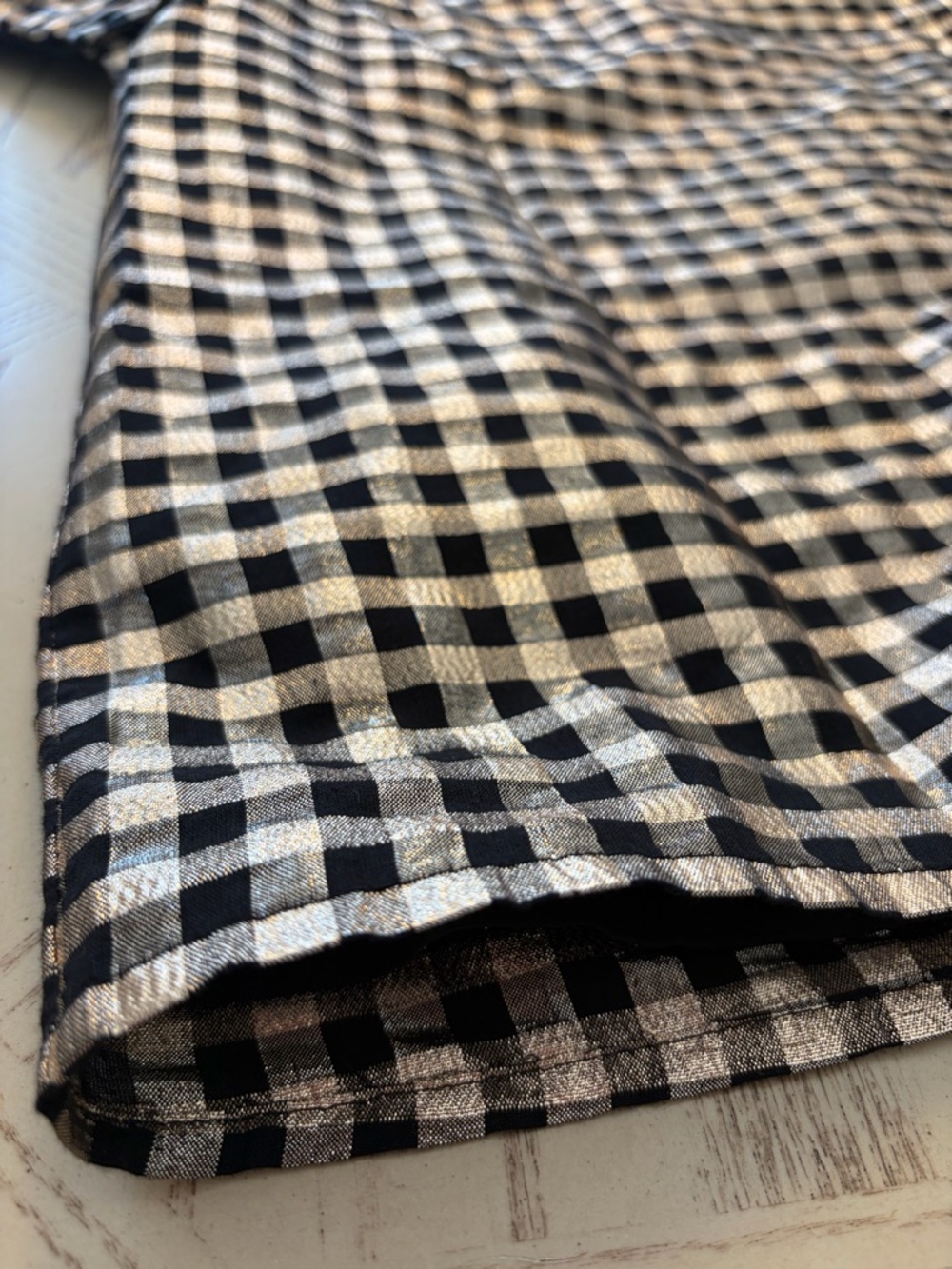 J. Crew Metallic Plaid Blouse - Picture 12 of 14